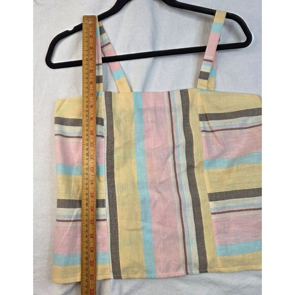 P&S Paddle & Saddle 1970s Large Striped Tank Top USA Vintage Deadstock New - Picture 9 of 10